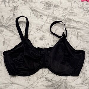 Soma Black Underwire Bra with Adjustable Straps
